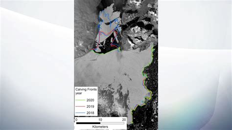 Climate change: Huge block breaks away from Arctic's largest remaining ice shelf | World News ...