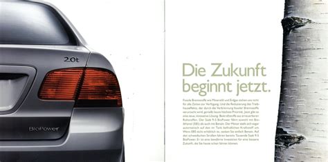 Saab 9 5 BioPower Bioethanol Prospekt 2006 1 06 D Brochure Catalogue