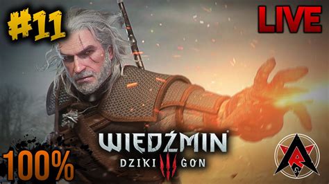 LIVE WIEDŹMIN 3 Dziki Gon na 100 odc 11 Skarb Dijkstry PC