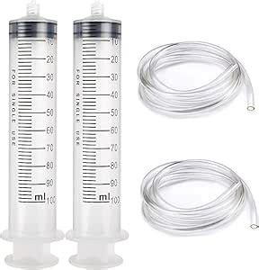 Gebildet Pack Ml Syringes With M Tube Large Plastic Syringe For