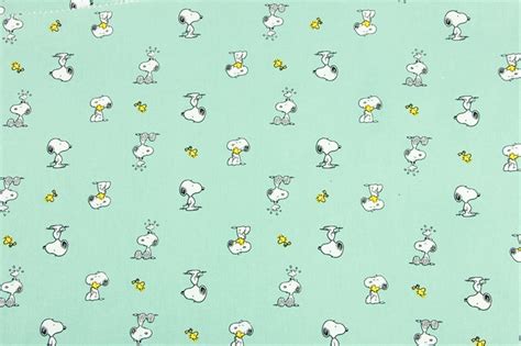 Snoopy Fabric By Half Yard Etsy