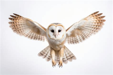 Barn owl flying animal white | Free Photo - rawpixel