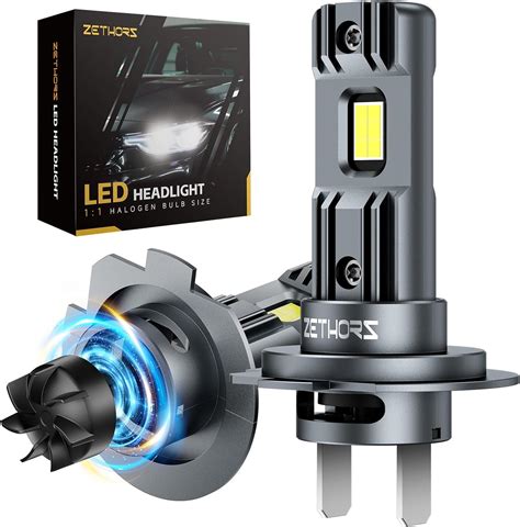 Zethors H Led Headlight Bulb Lm K Xenon White Mini H