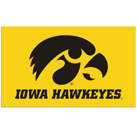 Iowa Hawkeyes 3' x 5' Tigerhawk Flag