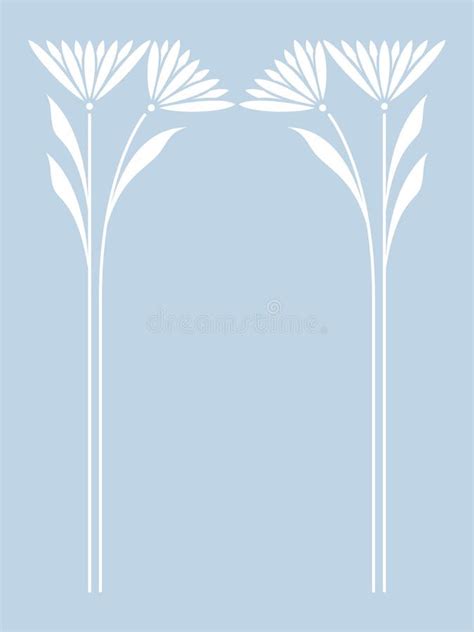 Vector Art Nouveau Card Stock Vector Illustration Of Frame 77312305