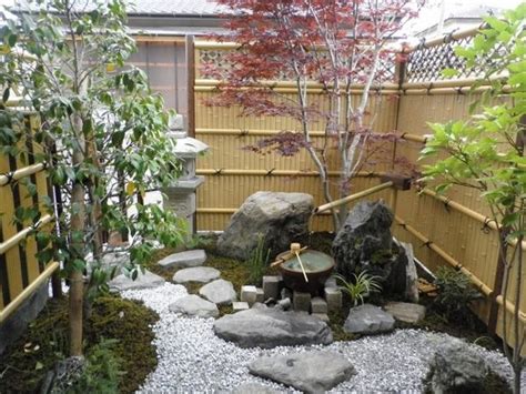 Japanese Garden Design Ideas Patio Design Bamboo Fence Garden Rocks