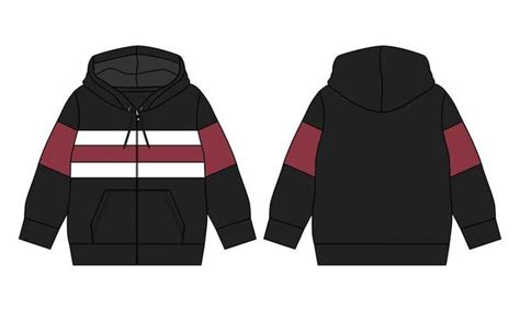 Red Hoodie Template Vector Art, Icons, and Graphics for Free Download