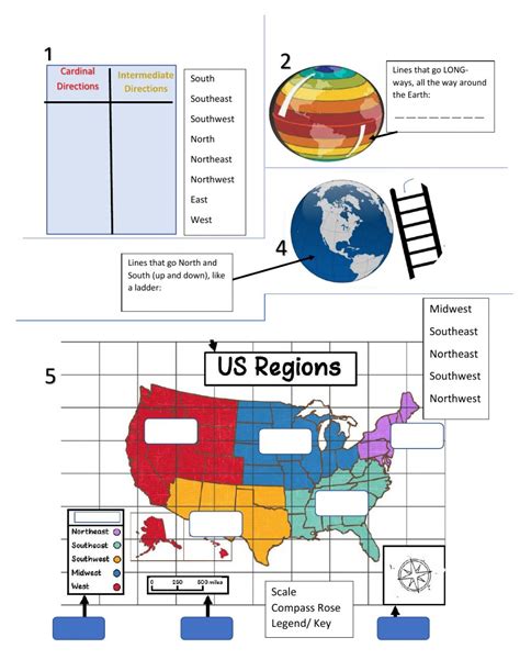 Basic Map Skills Worksheet - SkillsWorksheets.com