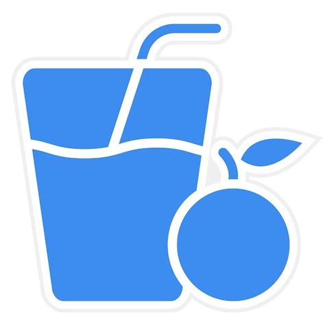 Premium Vector Orange Juice Icon Style