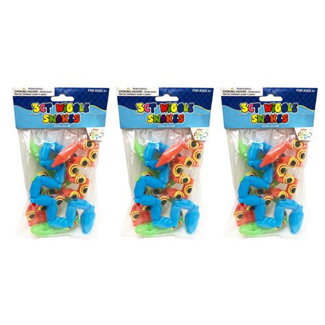 9 Pcs Jointed Snake Toys Wiggle Plastic Snakes Party Favor Kids Sensor