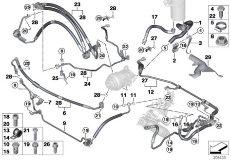 Genuine Bmw Power Steering Pressure Hose Bmw Parts Deal