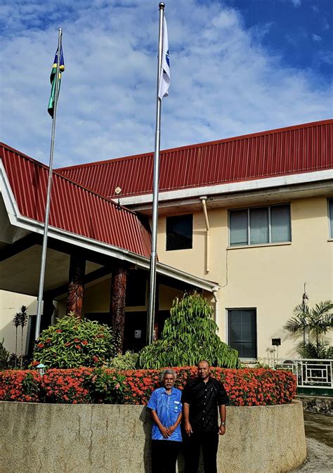 Solomon Islands Port Moresby High Commission Raises Msg Flag Solomon