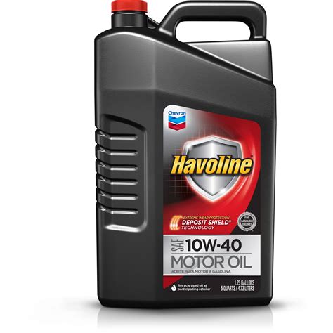 Chevron Havoline 10w 40 Motor Oil 5q