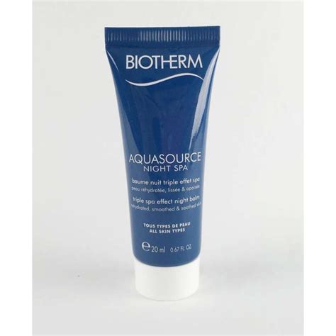 Biotherm Aquasource Night Spa 20ml Shopee Thailand