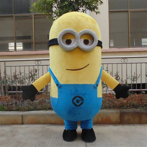 Despicable Me Minion Mascot Cosplay Costume For Adults Cartoon Garment