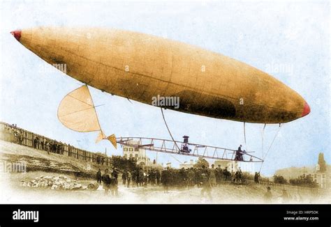 Alberto santos dumont airship hi-res stock photography and images - Alamy