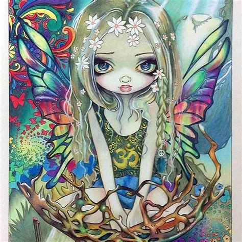 Coloring Artwork By Jasmine Becket Griffith