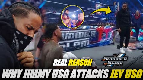 🤯 Real Reason Why Jimmy Uso Betrayed Jey Uso At Summerslam Roman