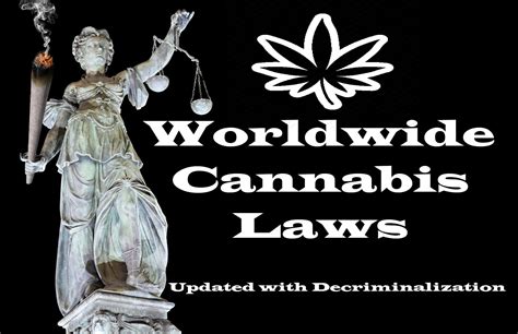 Worldwide Cannabis Laws Updated With Decriminalization