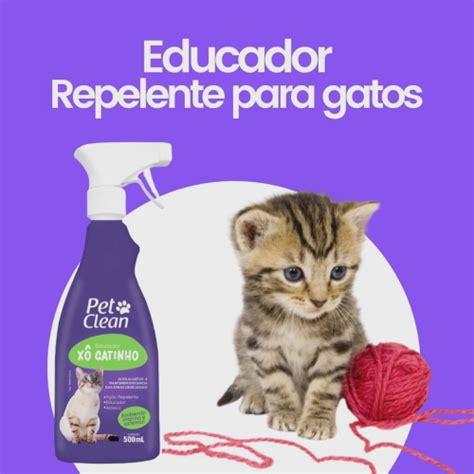 X Gatinho Educador Repelente Para Gatos Ml Pet Clean No Shoptime