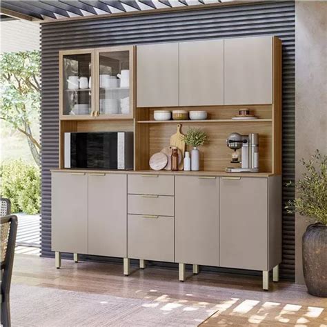 Kit De Cocina Compacto Ambient Amora Almendola Nude MercadoLibre