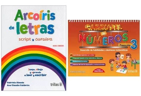 Pack Arco Ris De Letras Y Carrusel De N Meros Trillas Env O Gratis