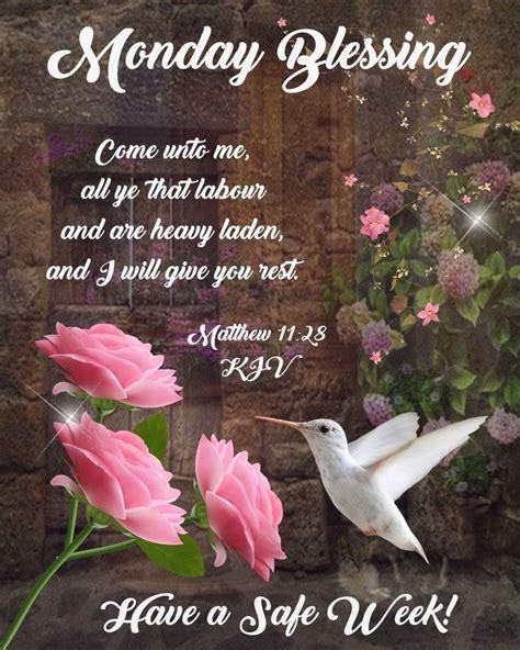 Matthew Monday Blessing Scripture Monday Blessings Good