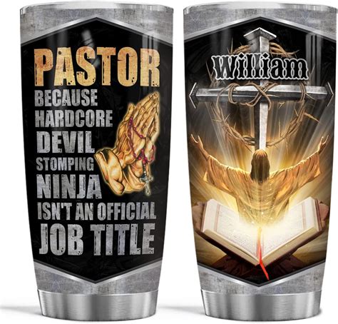 Amazon Wowcugi Personalized Pastor Gifts For Men Pastor Tumbler