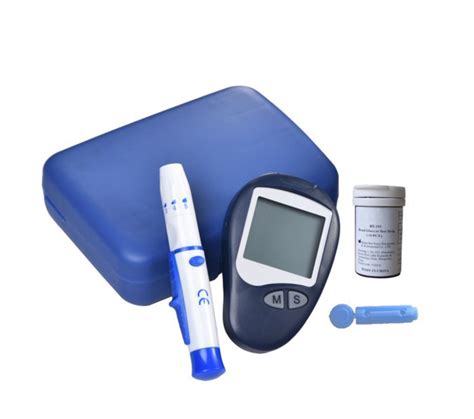 Ce Iso Approved Blood Testing Digital Blood Glucose Meter With Test