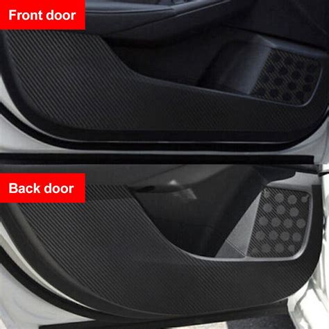 4 Pcs Car Door Anti Kick Pad Protection Cover Trims For Nissan Sentra