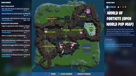 World Of Fortnite Open World Pvp Map Fortnite Creative Map Code Dropnite