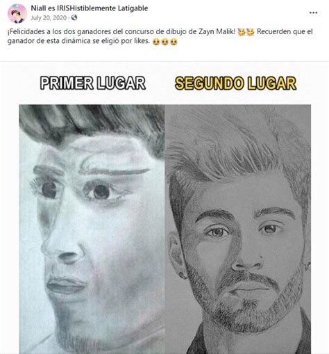 Felicidades A Los Dos Ganadores Del Concurso De Dibujo De Zayn Malik