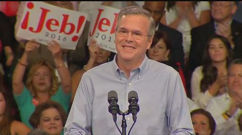 Finally Hes In Jeb Bush Officially Announces 2016 Bid Youtube