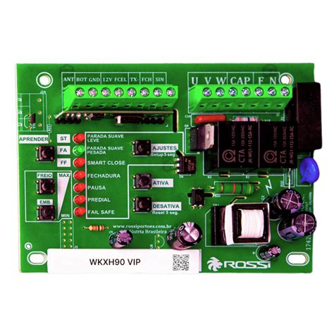 Central De Comando Para Port O Deslizante Rossi Wkxh Vip Top Ip