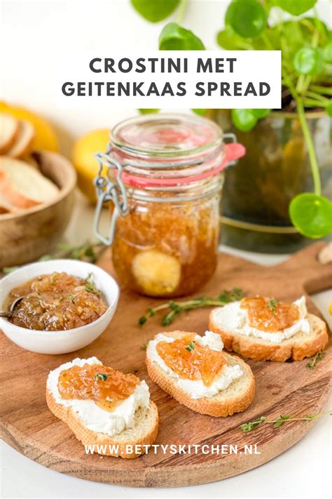 Crostini Met Geitenkaas Spread En Citroen Recept Betty S Kitchen