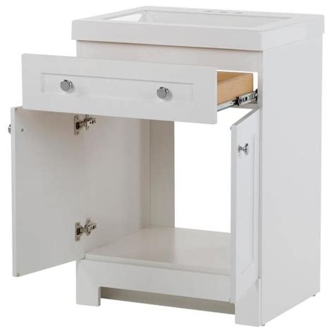 Glacier Bay Everdean 25 In W X 19 In D X 34 In H Single Sink