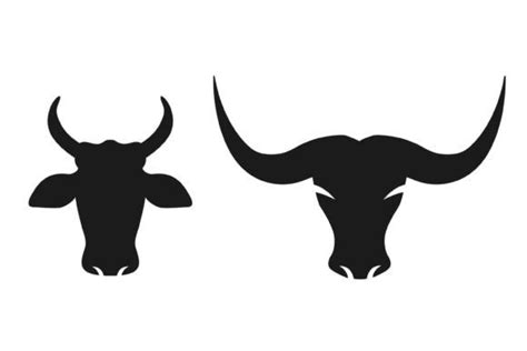 Bull And Cow Head Vector Graphic By Masum Bhuiyan · Creative Fabrica