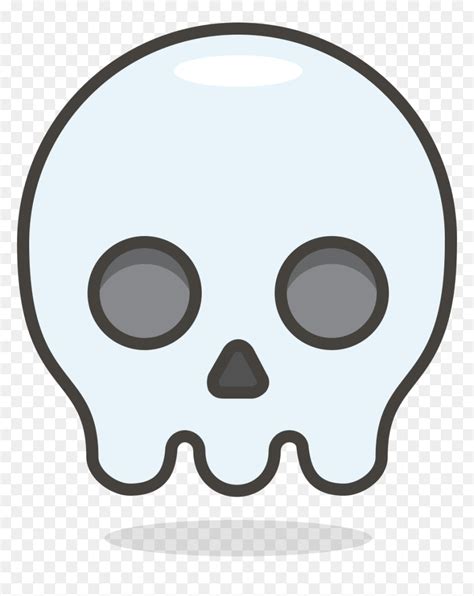 Skull Emoji Png Transparent Png Vhv