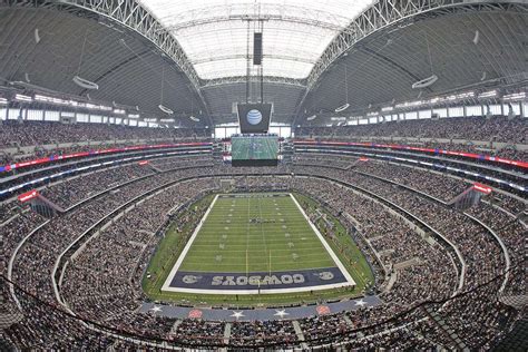 At T Stadium Seating Capacity For Football Cabinets Matttroy