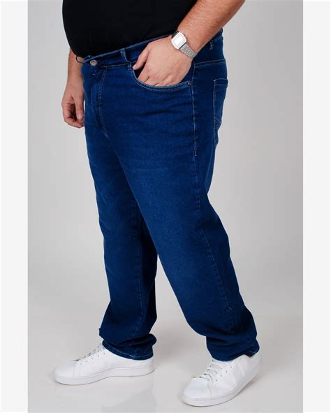 Riachuelo Cal A Jeans Comfort Reta Plus Size Jeans Blue