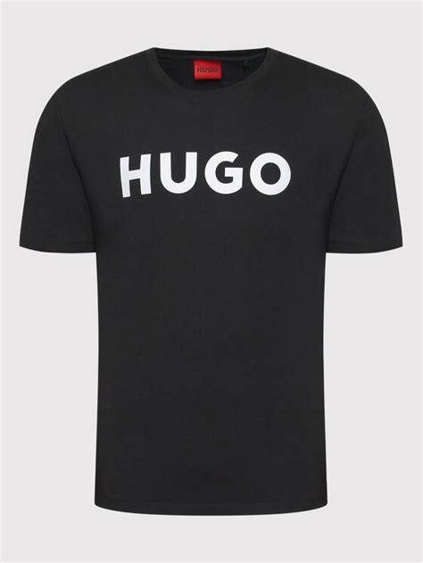 Hugo T Shirt Dulivio 50467556 Schwarz Regular Fit Modivo At