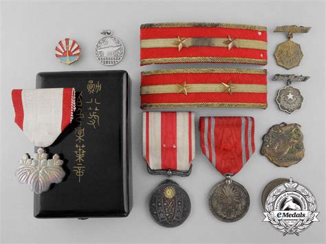 Ten Second War Japanese Medals, Badges, And Insignia – eMedals