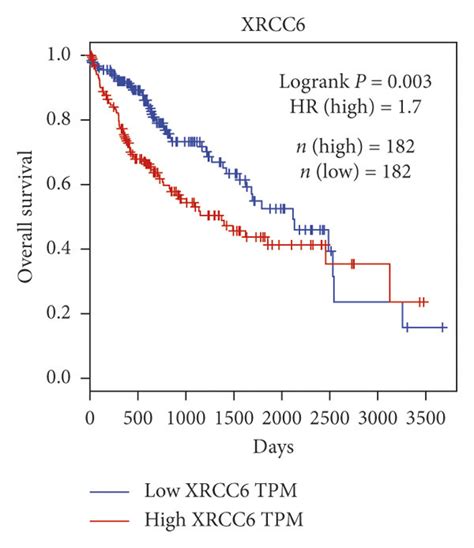 Prognostic Value Of Xrccs Mrna In Hcc Patients Os Os Curves Were