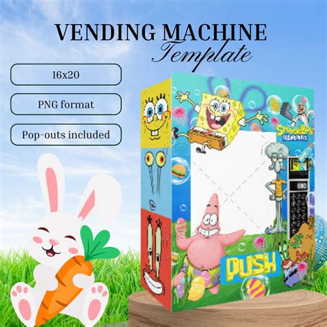 SpongeBob Vending Machine Template | Kreations by MK