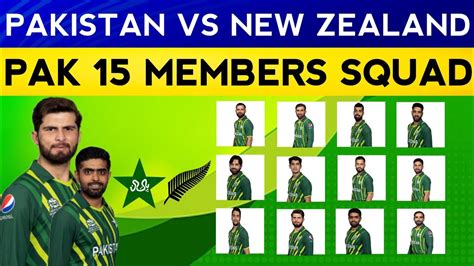 Pakistan Squad For New Zealand T20 Series 2024 Pak Squad For Nz T20