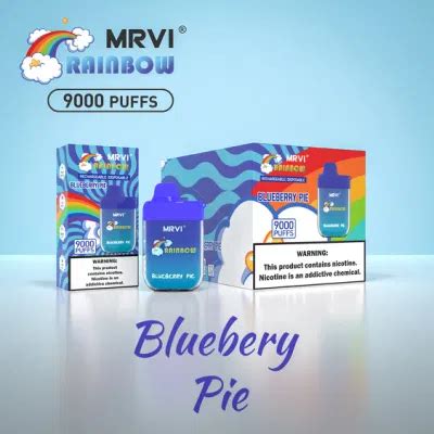 Oem Custom Electronic Cigarette Pen Mrvi Bar Rainbow Puffs