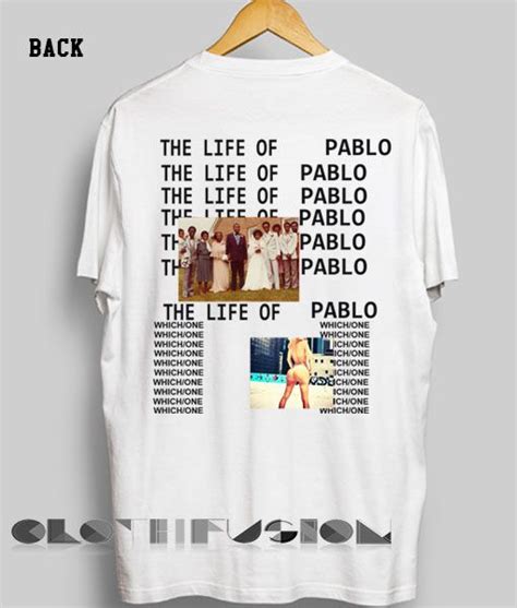 Unisex Premium The Life Of Pablo T Shirt Design Clothfusion Vintage