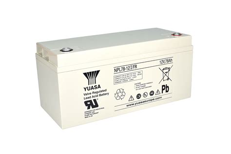 YUASA Plomb Etanche NPL78 12IFR 12V 78Ah FLAMME RETARDANTE Nord