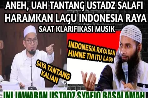 Sebut Musik Itu Haram Ustadz Adi Hidayat Tantang Ustadz Salafi Untuk