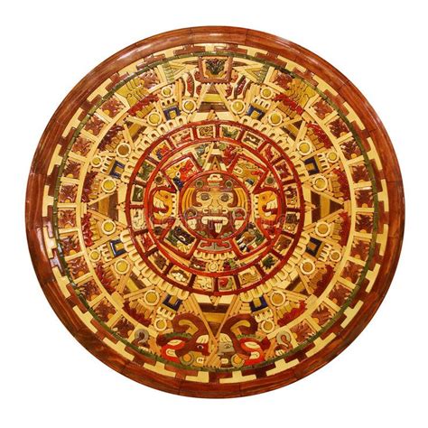 Mayan calendar. Wooden mayan calendar. Mexican handcraft , #AFF, # ...